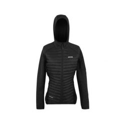 Damska bluza z kapturem na zamek błyskawiczny Regatta Newhill. Czarne bluzy Regatta, bez wzorów, z kapturem. Za 304.50 zł.