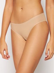 Chantelle Figi klasyczne Soft Stretch C26430 Beżowy. Brązowe figi Chantelle, bez wzorów, z syntetyku. Za 49.99 zł.