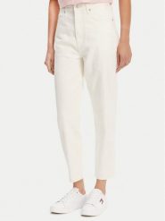 Tommy Jeans Jeansy DW0DW20042 Beżowy Mom Fit. Brązowe jeansy Tommy Jeans, bez wzorów. Za 349.99 zł.