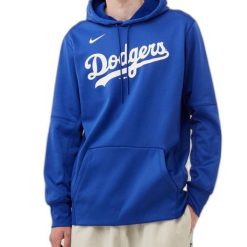 Bluza z kapturem Nike Los Angeles Dodgers. Białe bluzy Nike, bez wzorów, z kapturem. Za 334.99 zł.
