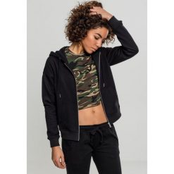Bluza z kapturem damska duże rozmiary Urban Classic claic zip. Czarne bluzy Urban Classics, bez wzorów, z kapturem. Za 214.00 zł.