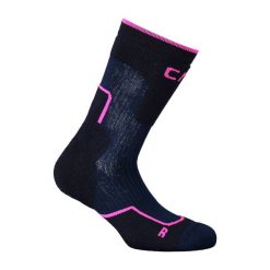 Skarpety trekkingowe CMP WOOL MID. Czarne skarpety CMP, bez wzorów. Za 79.99 zł.