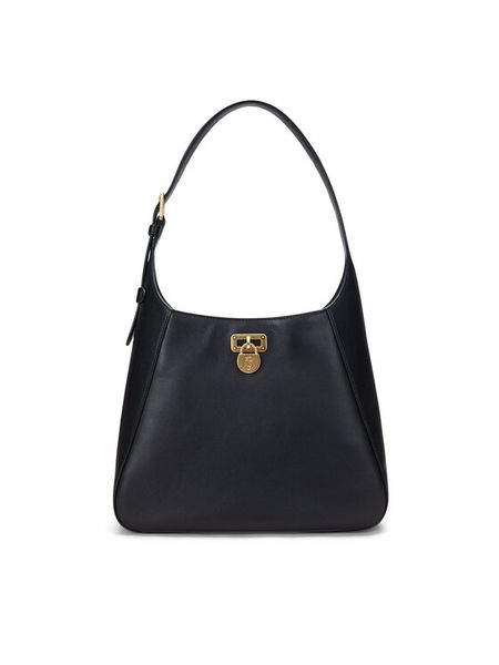 LAUREN RALPH LAUREN Torebka Large Tanner Shoulder Bag 431956790002 Czarny. Czarne torebki klasyczne Lauren Ralph Lauren, bez wzorów, ze skóry, bez dodatków. Za 1,899.00 zł.