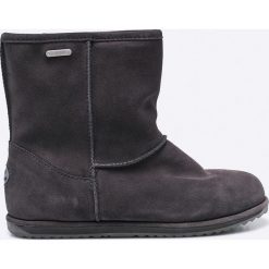Emu Australia - Botki Brumby Lo Teens. Czerwone botki EMU Australia, bez wzorów, z materiału, bez obcasa, na obcasie, bez zapięcia. Za 449.90 zł.