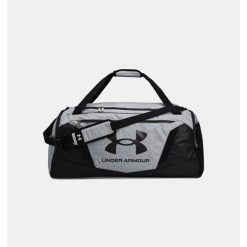 Torba sportowa UNDER ARMOUR Undeniable 5.0 Large wodoodporna. Szare torby na ramię Under Armour, bez wzorów, sportowe, na ramię, bez dodatków. Za 209.99 zł.