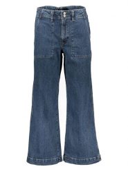 GAP Dżinsy - Comfort fit - w kolorze granatowym rozmiar: W27. Niebieskie jeansy GAP, bez wzorów, z podwyższonym stanem. Za 79.21 zł.