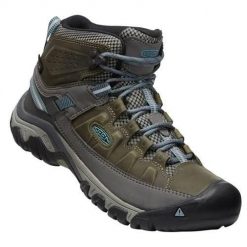 Buty trekkingowe damskie Keen Targhee III Mid WP. Niebieskie trekkingi Keen, z materiału, trekkingowe. Za 991.00 zł.