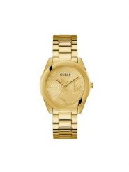 Guess Zegarek Cubed GW0606L2 Złoty. Żółte, analogowe zegarki Guess, złote. Za 539.99 zł.