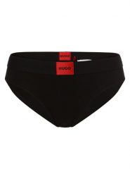 HUGO Figi Kobiety Dżersej czarny, XS. Czarne figi Hugo, xs, bez wzorów, z dżerseju. Za 109.95 zł.