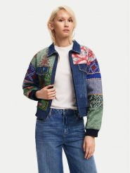 Desigual Kurtka jeansowa Amsterdam 24WWED32 Kolorowy Regular Fit. Kurtki Desigual, s, bez wzorów, z bawełny, bez kaptura. Za 449.99 zł.