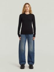 G-Star Dżinsy - Boyfriend fit - w kolorze granatowym rozmiar: W30/L34. Niebieskie jeansy G-Star, l, z aplikacjami. Za 269.81 zł.