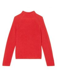 Marc O´Polo Sweter w kolorze czerwonym rozmiar: XL. Czerwone swetry xl, bez wzorów, z bawełny, bez ramiączek. Za 242.13 zł.