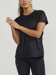 Craft Koszulka sportowa "ADV Core Essence" w kolorze czarnym rozmiar: L. Czarne koszulki sportowe Craft, bez wzorów, bez ramiączek, outdoorowe. Za 92.42 zł.