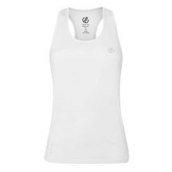 Koszulka Damska Modernize II. Białe koszulki sportowe Dare 2b, bez wzorów, bez ramiączek. Za 79.99 zł.