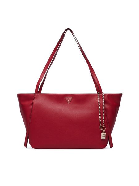 Guess Torebka Devon HWBG97 45230 Czerwony. Czerwone shopper Guess, z aplikacjami, ze skóry, bez dodatków. Za 634.99 zł.