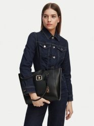 U.S. Polo Assn. Torebka BEUXT8794WVP Czarny. Czarne shopper U.S. Polo Assn., bez wzorów, ze skóry, bez dodatków. Za 144.99 zł.