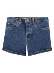 Levi's Kids Szorty dżinsowe w kolorze niebieskim rozmiar: 140. Niebieskie szorty Levi's Kids, z aplikacjami, ze skóry, klasyczne. Za 123.25 zł.