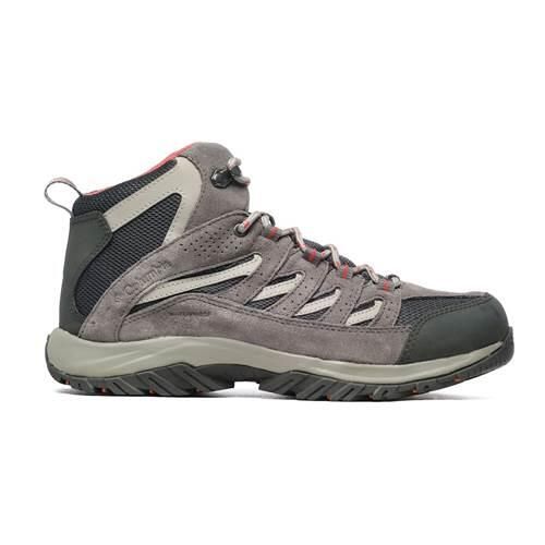 Buty trekkingowe damskie Columbia Crestwood Mid Waterproof. Szare trekkingi Columbia, z materiału, za kostkę, trekkingowe. Za 463.99 zł.