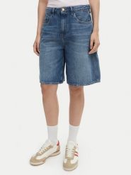 Tommy Jeans Szorty jeansowe DW0DW22693 Niebieski Relaxed Fit. Niebieskie szorty Tommy Jeans, bez wzorów, z bawełny. Za 369.99 zł.