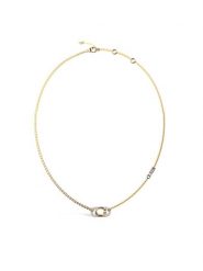 Guess Naszyjnik JUBN04 509JW Złoty. Żółte naszyjniki Guess, metalowe. Za 319.99 zł.