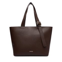 Torebka Lasocki. Brązowe shopper Lasocki, bez wzorów, bez dodatków. Za 199.99 zł.
