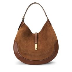 Torebka Polo Ralph Lauren. Brązowe shopper Polo Ralph Lauren, bez wzorów, bez dodatków. Za 3,599.00 zł.