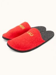 Kitz-pichler Kapcie "Happy" w kolorze czerwonym rozmiar: 35/36. Czerwone obuwie domowe Kitz pichler, bez wzorów, z materiału, bez zapięcia. Za 60.99 zł.