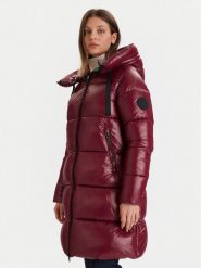 Save The Duck Płaszcz zimowy D45510W LOVE21 Bordowy Regular Fit. Czerwone płaszcze Save the duck, na zimę, bez wzorów, z syntetyku, bez kaptura. Za 1,759.00 zł.