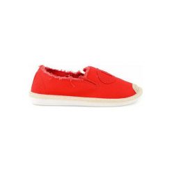 Czerwone espadryle wsuwane XY2618-4. Czerwone espadryle ButyModne, bez wzorów, bez obcasa, bez zapięcia. Za 88.49 zł.