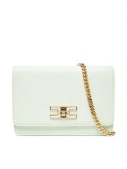 Elisabetta Franchi Torebka BS-11A-51E2-V280 Zielony. Zielone torebki klasyczne Elisabetta Franchi, bez wzorów, ze skóry, bez dodatków. Za 849.99 zł.