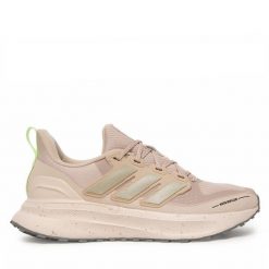 Buty do biegania adidas. Brązowe obuwie sportowe Adidas, bez zapięcia, do biegania. Za 349.99 zł.