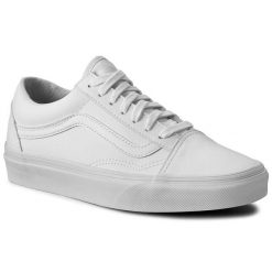 Tenisówki Vans. Białe trampki Vans, bez wzorów, bez zapięcia. Za 229.99 zł.