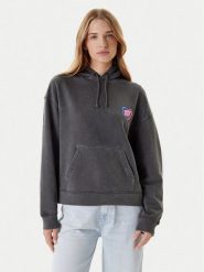 Tommy Jeans Bluza Neon DW0DW20945 Szary Boxy Fit. Szare bluzy Tommy Jeans, xs, bez wzorów, z bawełny, bez kaptura. Za 519.99 zł.