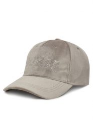 Guess Czapka z daszkiem V4BZ04 K0232 Szary. Szare czapki Guess, z aplikacjami, z materiału. Za 159.99 zł.