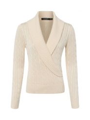 Lauren Ralph Lauren bluza z dzianiny Kobiety Bawełna beżowy, M. Brązowe bluzy Lauren Ralph Lauren, m, bez wzorów, z bawełny, bez kaptura. Za 949.95 zł.