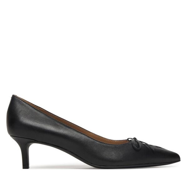 Szpilki LAUREN RALPH LAUREN. Czarne szpilki Lauren Ralph Lauren, bez wzorów, bez obcasa, na szpilce, bez zapięcia. Za 513.99 zł.