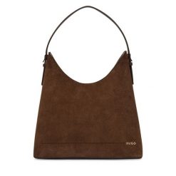Torebka HUGO. Brązowe torebki klasyczne Hugo, bez wzorów, bez dodatków. Za 679.99 zł.