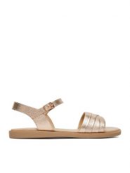 Lasocki Sandały CEO-WI23-3096-09 Złoty. Żółte sandały Lasocki, bez wzorów, ze skóry, bez obcasa, na płaskiej podeszwie, bez zapięcia. Za 159.99 zł.