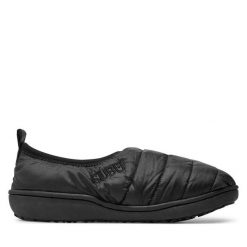Kapcie Subu. Czarne obuwie domowe Subu, bez wzorów, bez zapięcia. Za 179.99 zł.