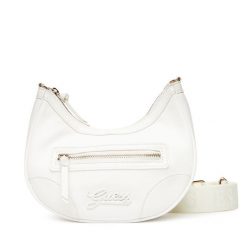 Torebka Guess. Białe listonoszki Guess, z aplikacjami, bez dodatków. Za 299.99 zł.