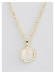 U.S. Polo Assn. Pozłacany naszyjnik z zawieszką - dł. 40 cm rozmiar: onesize. Białe naszyjniki U.S. Polo Assn., z kryształem, pozłacane. Za 73.99 zł.