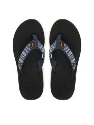 Teva Japonki Voya Flip 1019040 Granatowy. Niebieskie klapki Teva, bez wzorów, z materiału, bez obcasa. Za 159.99 zł.