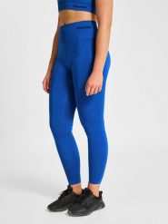 Damskie legginsy z wysokim stanem Hummel TIF. Niebieskie legginsy Hummel, m, bez wzorów, z poliesteru, z podwyższonym stanem. Za 164.00 zł.