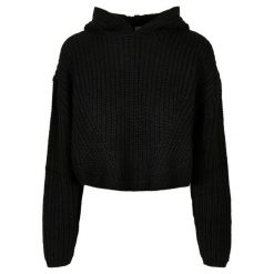 Bluza damska z kapturem Urban Classics oversized. Czarne bluzy Urban Classics, bez wzorów, z kapturem. Za 206.00 zł.
