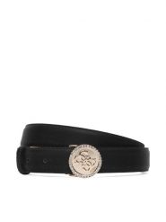 Guess Pasek Damski BW9494 P6425 Czarny. Czarne paski Guess, z aplikacjami, ze skóry. Za 234.99 zł.