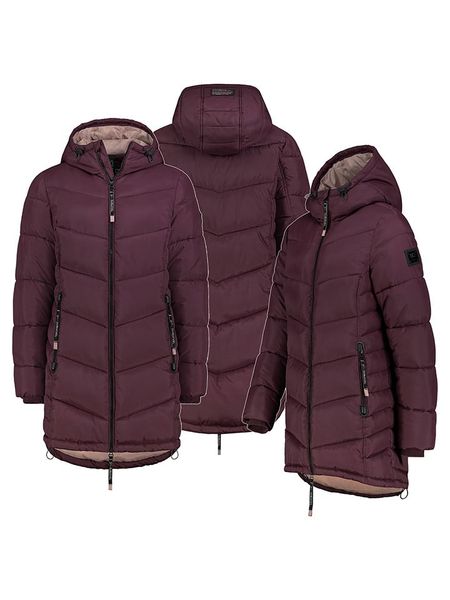 Sublevel Płaszcz pikowany w kolorze ciemnofioletowym rozmiar: M. Różowe płaszcze Sublevel, m, bez wzorów, bez kaptura. Za 345.36 zł.