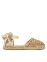 Manebi Espadryle H 1.5 P0 Beżowy. Brązowe espadryle Manebi, bez wzorów, ze skóry, bez obcasa, bez zapięcia. Za 319.99 zł.