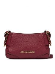 LOVE MOSCHINO Torebka JC4096PP1PLT1552 Bordowy. Czerwone listonoszki Love Moschino, bez wzorów, ze skóry, bez dodatków. Za 919.99 zł.