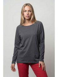 Alife and kickin Koszulka "Gaia" w kolorze antracytowym rozmiar: XS. Czarne bluzki Alife and Kickin, xs, bez wzorów, z bawełny, bez kołnierzyka, bez ramiączek. Za 60.99 zł.