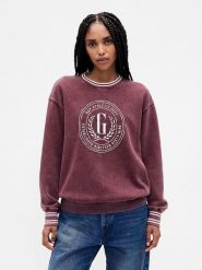 GAP Bluza w kolorze czerwonym rozmiar: XXL. Czerwone bluzy sportowe GAP, xxl, bez wzorów, bez kaptura. Za 207.39 zł.